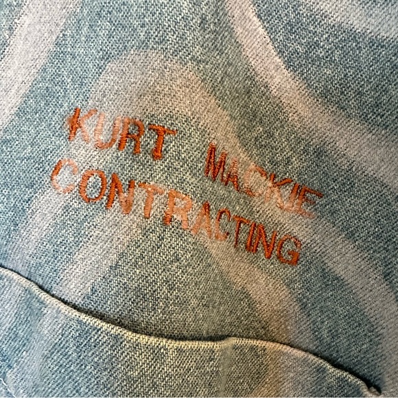 Vintage denim swirl pattern shirt - Picture 5 of 6